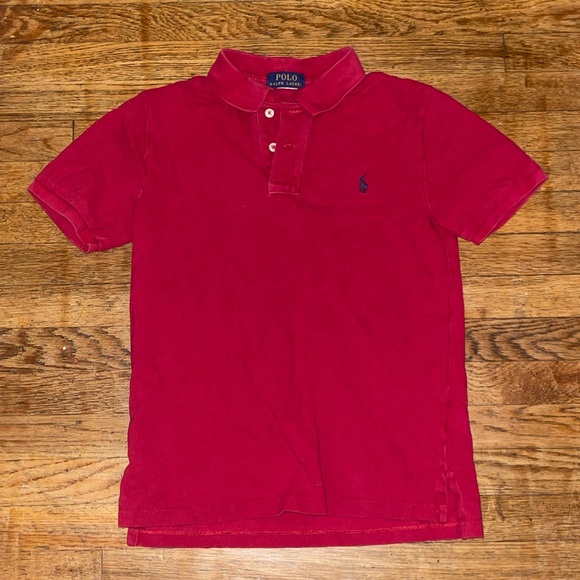 Polo by Ralph Lauren Red Polo Shirt No Tag XS Short Sleeve - Picture 3 of 5